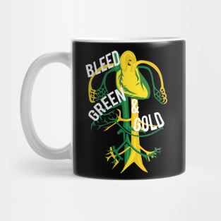 Bleed Green N Gold Mug